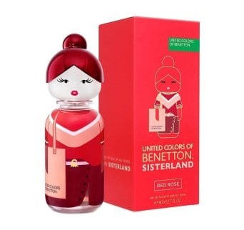 Benetton Sisterland Red Rose Woman Edt 80Ml